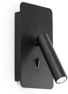 Lampy ścienne - Faro Barcelona 62116 - LED SUAU LED/3W/230V USB czarny - miniaturka - grafika 1