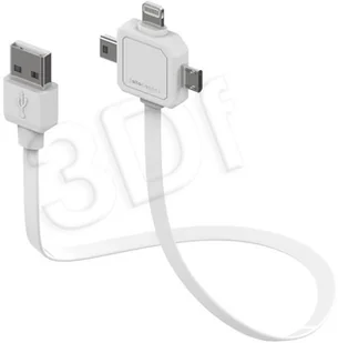 Allocacoc 07. Przewód do ładowania Power USB Cable - kompatybilny z Apple Lightning, Micro USB i Mini USB (9002/UC80CN) - Przedłużacze i rozgałęźniki - miniaturka - grafika 6