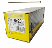 Wkręty - Wkręty Do Drewna Ciesielskie 6x200 Stożkowe 100szt - miniaturka - grafika 1