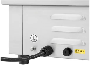 Royal Catering Podwójna płyta grillowa 730 x 400 mm gładka 2 x 2200 W RC-EG001 - Piece, kotły  i płyty grzejne gastronomiczne - miniaturka - grafika 4