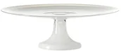 Tace i patery - Leonardo 031197 alabastro patera na tort na podstawce 31 cm Biały, szkło, biały, 31 x 31 x 10 cm 031197 - miniaturka - grafika 1