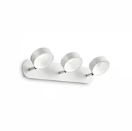 Lampy sufitowe - Ideal Lux Plafon Oby PL3 196701 biała lampa sufitowa 196701 - miniaturka - grafika 1