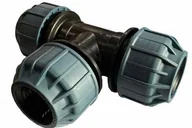 Inne akcesoria do nawadniania - TRÓJNIK ZŁĄCZKA Skręcany PE fi 25 do RURY WĘŻA RUR - miniaturka - grafika 1