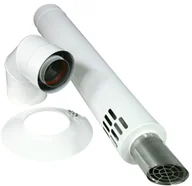 Rury i kanały wentylacyjne - Spiroflex Zestaw wylotu bocznego  60/100 mm - miniaturka - grafika 1