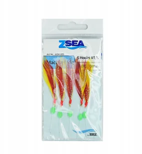 Zebco Przypon na makrele 5 x hak 1/0 - Inne akcesoria dla wędkarzy - miniaturka - grafika 3