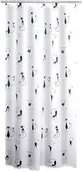 Zasłony prysznicowe - Ridder 403230 00 zasłona prysznicowa tekstylna ok. 180 x 200 cm, Cats 403230-00 - miniaturka - grafika 1
