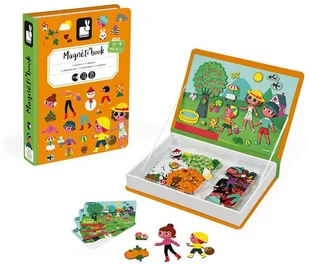 Janod Magnetyczna układanka 4 pory roku Magnetibook kolekcja 2018, - Klocki - miniaturka - grafika 4