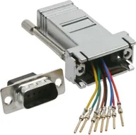 Wtyczki i adaptery - InLine Adapter 9 Pin Sub-D męski RJ45 żeński 68889M 68889M - miniaturka - grafika 1