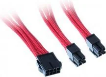 Silverstone 8-Pin-EPS na 4+4-Pin-ATX/EPS - 300mm czerwony SST-PP07-EPS8R - Kable komputerowe i do monitorów - miniaturka - grafika 2