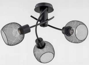 Alfa Sosnowscy Nowoczesna lampa sufitowa WATSA 3xE27 wys. 27cm czarny 25793 - Lampy sufitowe Alfa Sosnowscy Nowoczesna lampa sufitowa WATSA 3xE27 wys. 27cm czarny 25793 - Lampy sufitowe - miniaturka - grafika 1