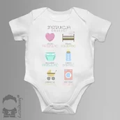 Body dla niemowląt - Instrukcja obsługi - body z nadrukiem - miniaturka - grafika 1