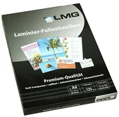 Laminatory - LMG lmg lmga4  125 folii do laminowania A4, 216 X 303 MM, 2 X 125 Mic, 100 sztuk A4-125 - miniaturka - grafika 1