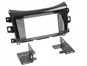 Akcesoria car audio - Ramka radia Nissan Navara od 2016 2DIN czarny poły - miniaturka - grafika 1