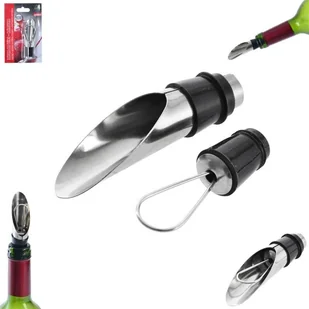 Nalewak / dozownik 2w1 korek / zatyczka do wina 144517 - Pozostałe akcesoria barmańskie - miniaturka - grafika 2