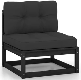 vidaXL 6-cz zestaw wypoczynkowy do ogrodu z poduszkami lita sosna 3076613 - Meble ogrodowe - miniaturka - grafika 4