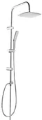 Zestawy prysznicowe - Invena Dokos AU-19-001-C biały/chrom AU-19-001-C - miniaturka - grafika 1