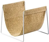 Wieszaki łazienkowe - InterDesign Wieszak na ręczniki ręczniki kąpielowe, ręczniki do rąk, 62180eu Quinn łazienka firmy , drewna, korka/matowy biały, 30.07 x 30.3 x 25.3 cm 62180 - miniaturka - grafika 1