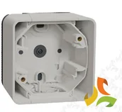 Klawisze i ramki - Schneider Electric MUREVA STYL Podstawa naścienna 1 pojedyncza IP55 biała MUR39911 MUR39911/SCH - miniaturka - grafika 1