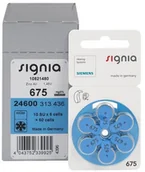 Baterie i akcesoria - Siemens 120 x baterie do aparatów słuchowych Signia 675 MF - miniaturka - grafika 1