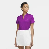 Golf - Nike Damska koszulka polo do golfa Dri-FIT Victory - Fiolet CK5854-551 - miniaturka - grafika 1