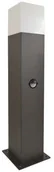 Lampy ogrodowe - Polux Zewnętrzna Lampa Stojąca New York 307330 Prostokątna Oprawa Słupek Z Czujnikiem Ruchu Ip44 Grafitowy 307330 - miniaturka - grafika 1