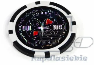 Garthen Żeton na sztuki design Ultimate Nominał 100 - 50 szt - Zestawy do pokera - miniaturka - grafika 4