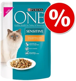 Purina One Sterilised, 6 X 85 G - Indyk Z Zieloną Fasolką - Mokra karma dla kotów Purina One Sterilised, 6 X 85 G - Indyk Z Zieloną Fasolką - Mokra karma dla kotów - miniaturka - grafika 1