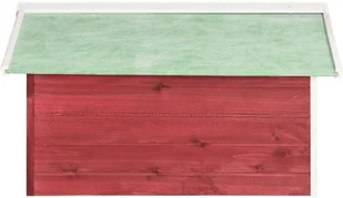 vidaXL Lumarko Garaż dla kosiarki robotycznej, 72x87x50, czerwono-biały, jodła 170881 - Pozostałe narzędzia ogrodowe - miniaturka - grafika 6