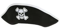 GoDan Kapelusz "Pirat", czarny, KPBOL-YH - Dodatki do strojów karnawałowych - miniaturka - grafika 4