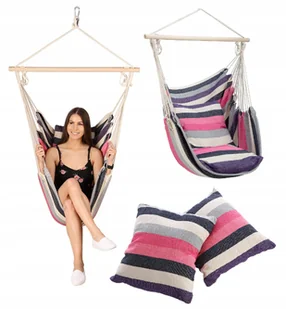 NILS CAMP NC3107 NIEBIESKI KRZESŁO BRAZYLIJSKIE NILS CAMP 15-03-085 - Fotele ogrodowe wiszące - miniaturka - grafika 2