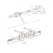 Części i akcesoria do maszyn rolniczych - NEW HOLLAND CASE KRZYŻAK PÓŁOSI 180-90 9966600 9966600 - miniaturka - grafika 1
