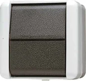 Wyłączniki światła i elektryczne - Jung 807 W przełącznik kołyskowy krzyż 807W - miniaturka - grafika 1