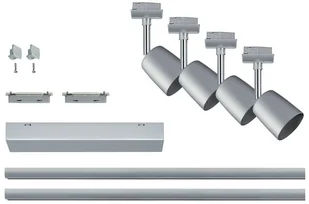 Paulmann URail Cover Set, 4 spoty, 2xszyna chrom - Akcesoria do oświetlenia - miniaturka - grafika 5