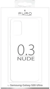PURO 0.3 Nude etui ochronne do Samsung Galaxy S20 Ultra (przezroczysty) SGS11P03NUDETR - Etui i futerały do telefonów - miniaturka - grafika 3