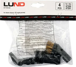 Lund AKCESORIA DO MYJKI PAROWEJ 67200,67201 ZESTAW 4 SZT - Akcesoria do urządzeń czyszczących - miniaturka - grafika 2