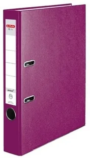 Herlitz Sp. z o.o. Segregator A4/50mm ekonomiczny jagodowy 50011889 - Segregatory - miniaturka - grafika 2