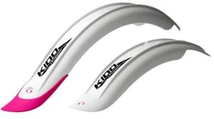 SIMPLA Błotniki rowerowe Kido 20 Short Biało-różowy - Błotniki rowerowe - miniaturka - grafika 2