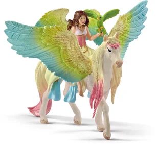 SCHLEICH Figurka Wróżka Surah z migoczącym  pegazem - Figurki dla dzieci - miniaturka - grafika 3