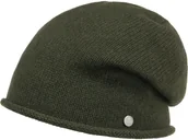 Czapki damskie - Merino Czapka Beanie Kaszmir by Lierys, oliwkowy, One Size - miniaturka - grafika 1
