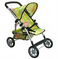 Wózki dla lalek - Wózek Dla Lalek Spacerowy Spacerówka + Lalka Bobas - miniaturka - grafika 1