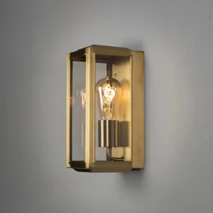 Konstsmide Kinkiet zewnętrzny Carpi, mosiądz szerokość 12,5cm - Lampy ogrodowe - miniaturka - grafika 2