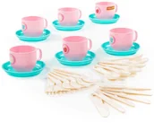 Zabawki AGD - Polesie Polesie 80349 Zestaw naczyń  "Minutka" na 6 osób 30 elementów w siatce (E4) - miniaturka - grafika 1