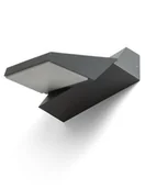 Lampy ogrodowe - Redlux Kinkiet zewnętrzny TWIST LED antracyt R13616   R13616 - miniaturka - grafika 1