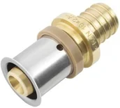 Akcesoria hydrauliczne - KAN-therm Złączka przejściowa PUSH x PRESS 14x2/16x2 HAL860 - miniaturka - grafika 1