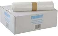 Worki na śmieci - Funny HDPE worki na śmieci, 38.5 x 24.5 x 85 cm, biały, Extra Stark około 90 L, 1er Pack (1 X 360 sztuk) AG-864 - miniaturka - grafika 1
