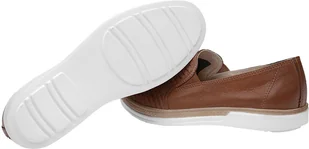 Simen Półbuty wsuwane Slip On 0106 Brązowe 62218375 - Slip on damskie - miniaturka - grafika 3