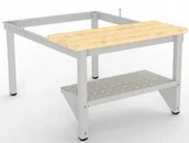 Meble modułowe i akcesoria - Malow Półka na buty PP 423 W do podstaw z siedziskiem stałym - wersja ekonomiczna 800 mm PODSTAWA PP 423 W - miniaturka - grafika 1