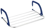 Suszarki na ubrania - Wenko Suszarka na pranie niebieska, 16x34x54 cm - miniaturka - grafika 1