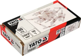 YATO PRZEZROCZYSTA WODOODPORNA KOSZULKA TERMOKURCZLIWA Z CYNĄ NA PRZEWÓD 0,25-0,34MM2 W OPAKOWANIU 100 SZTUK - Akcesoria do lutowania - miniaturka - grafika 4