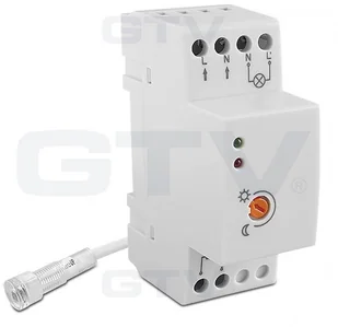 GTV Czujnik automat zmierzchowy z zewnętrzną sondą 4800W IP65 CZ-1 CZ-CZ1000-00 - Czujniki ruchu i zmierzchu - miniaturka - grafika 2